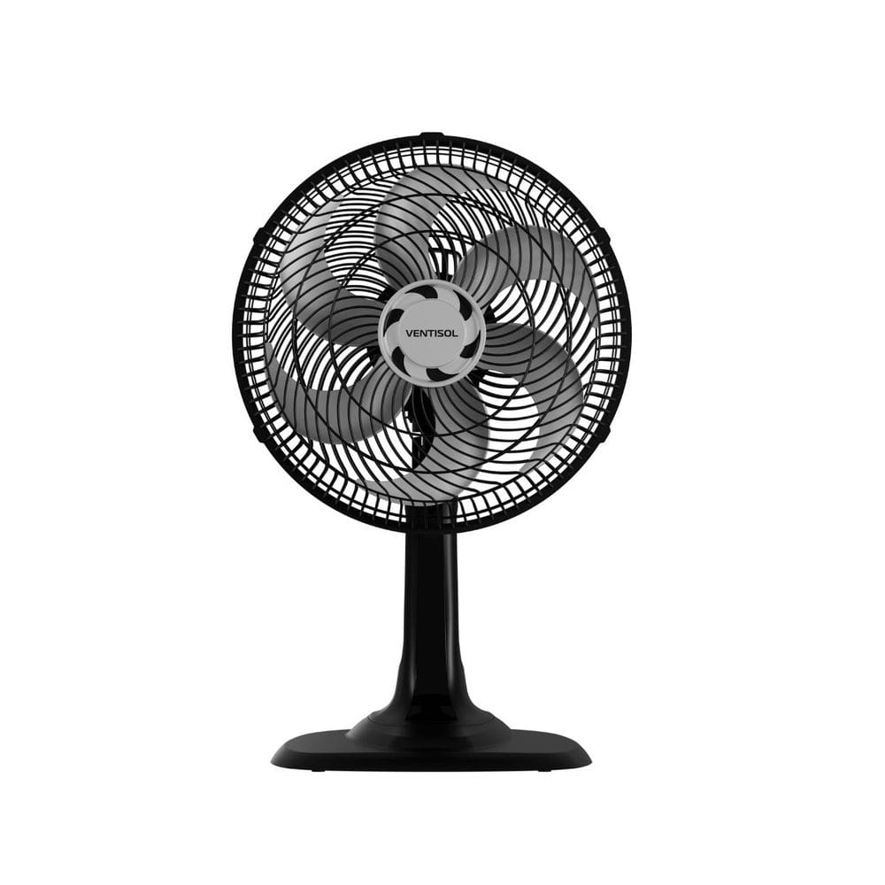 Ventilador de Mesa Osc 30cm Motor Turbo 6 Pás 127v ou 220v Ajustável 52w Ventisol
