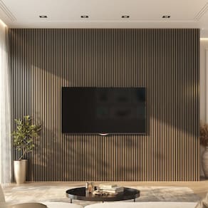 Painel Ripado de Pvc Barra de 2,70m x 0,15cm venda em 0,40m² Bariri Imbuia