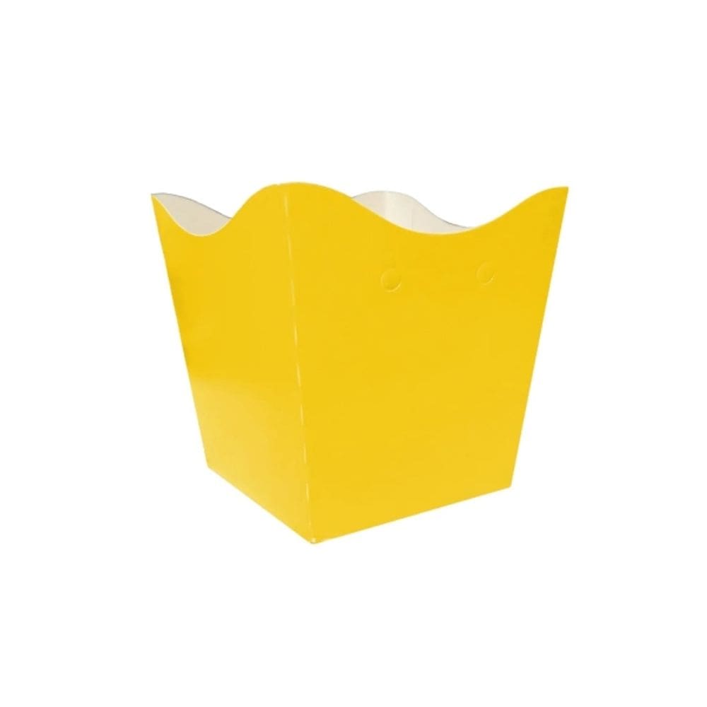 Cachepot Montado Pequeno Amarelo 10 Un