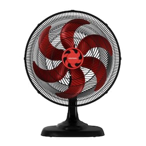 Ventilador de Mesa 3 Velocidades Motor Turbo 135w 6 Pás Menos Ruído 3 Velocidades Ventisol