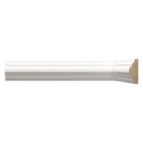 Kit c/10 barras Boiserie MDF 4cm x 15mm x 2,40m Liso Moldufama 400 24m Branco