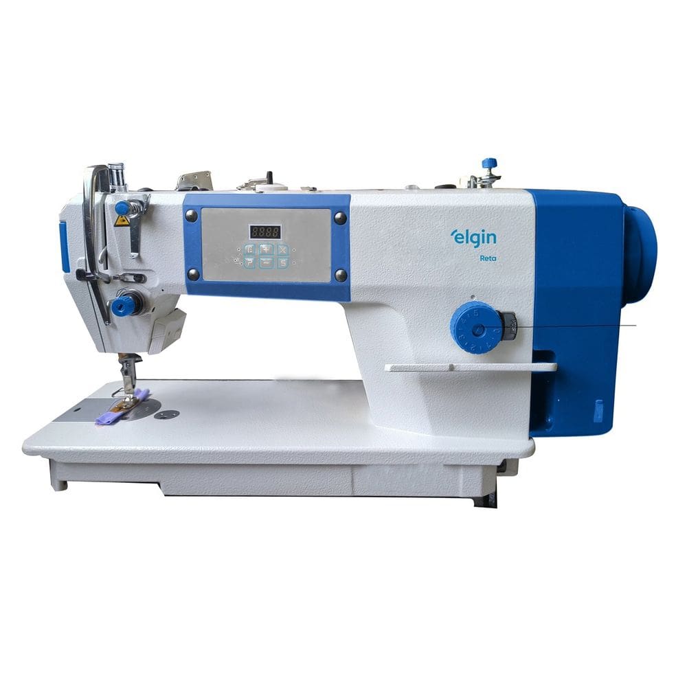 Máquina de Costura Industrial Reta Elgin-Corte de Linha-220v