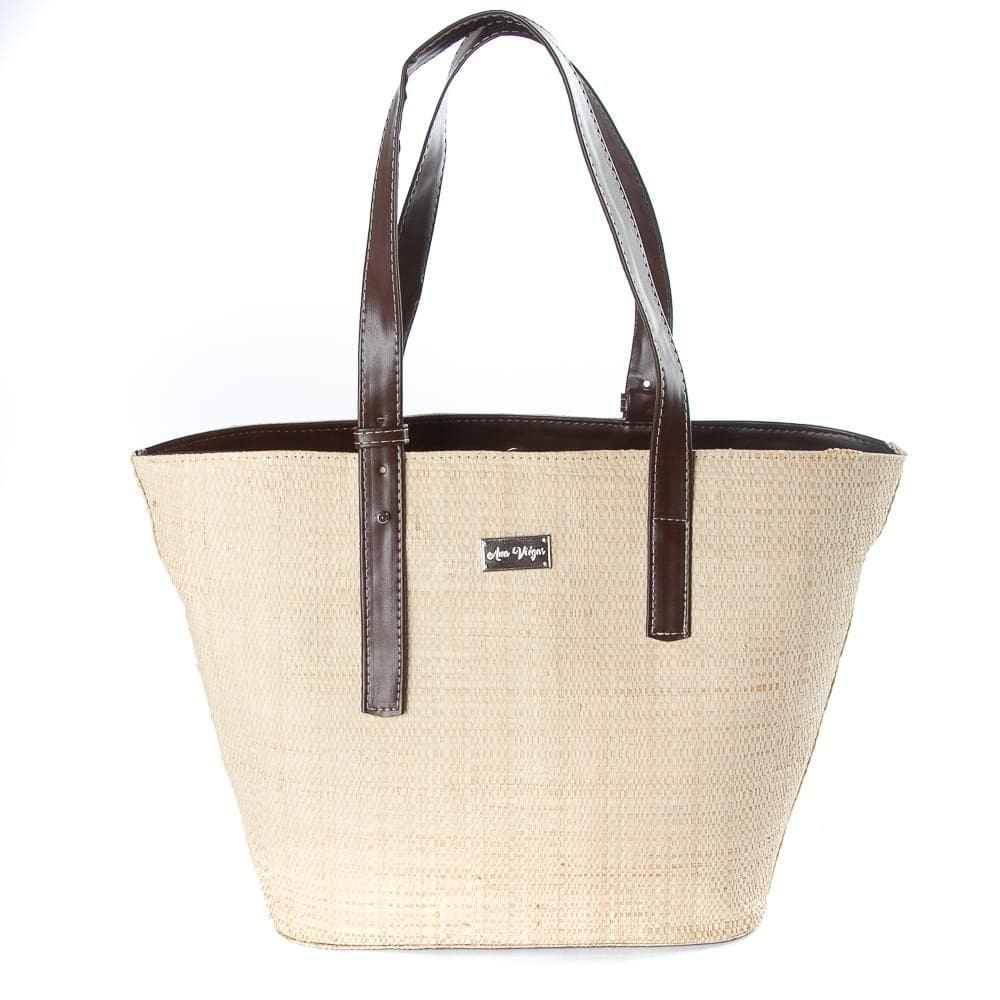 Bolsa Ombro Feminina Palha Zíper Estilo