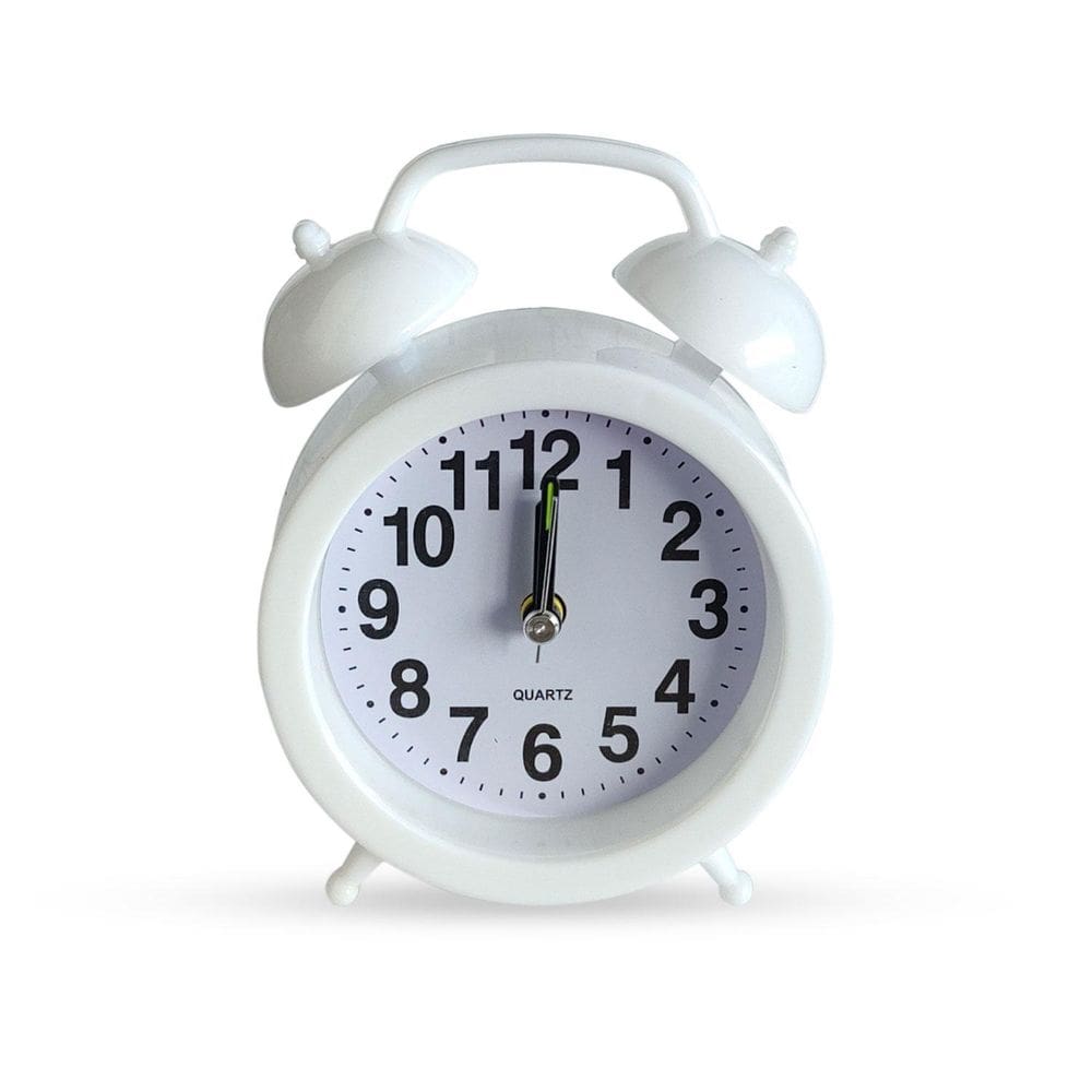 Relógio Mesa Analógico Modelo Vintage Fashion Clock A Pilha