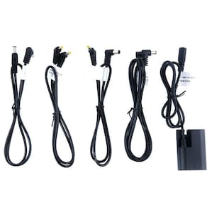 Kit Cabos Wv-Vf0 Com Adaptador De Bateria Lp-E6 Para Canon