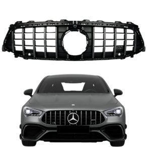 Grade Frontal Mercedes CLA AMG GTR Black Piano com Cromado