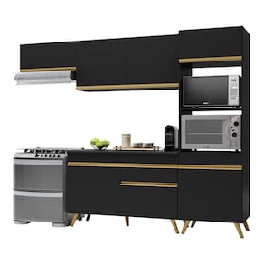 Armário de Cozinha Compacta 252cm Veneza Multimóveis V3690