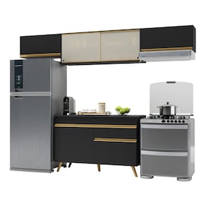Armário de Cozinha Compacta 260cm Veneza Multimóveis V3698