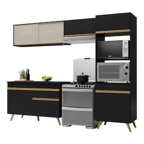 Armário de Cozinha Compacta 252cm Veneza Multimóveis V3692