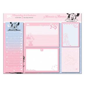 Bloco de Anotações Minnie - Kit com 5 Modelos Dac - 4651