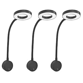 Kit 3 Arandela Leitura Led Cabeceira Direcionável 5W Bet69