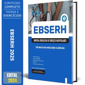 Apostila Ebserh 2025 - Técnico Em Análises Clínicas