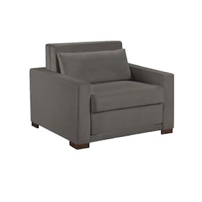 Sofa Cama Solteiro Sofia 1 Lugar 110cm Talento Móveis Grafite