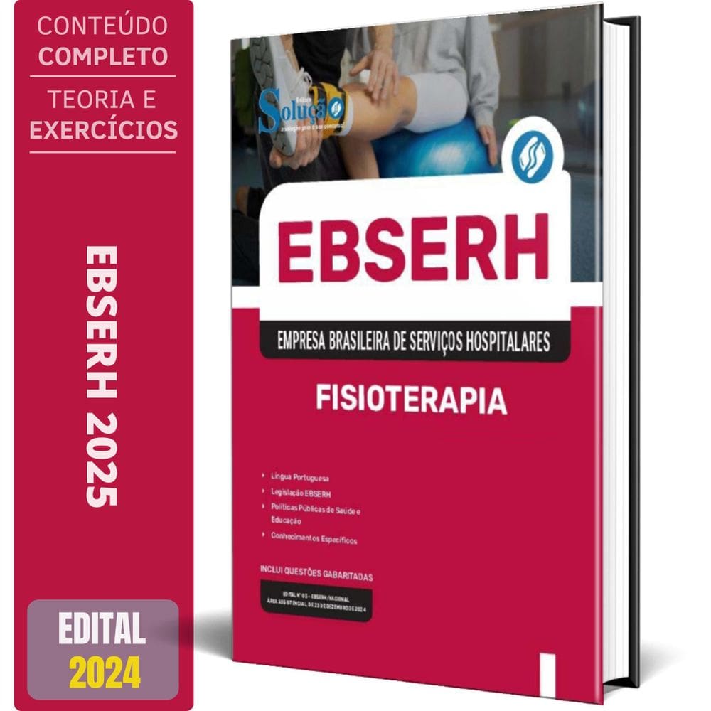 Apostila Ebserh 2025 - Fisioterapia