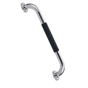 Barra de Apoio 40cm Inox Suporte Antiderrapante Idoso Cadeirante Gestante Criança Casa Banheiro Box Acessibilidade Corrimao Escada Segurança Proteçao