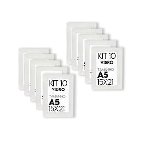 Porta Retrato de Vidro 15x21cm Kit com 10 Unidades Lembrancinha de Festa - caixa com 100 Unidade