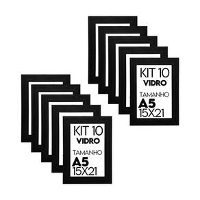 Porta Retrato de Vidro 15x21cm Kit com 10 Unidades Lembrancinha de Festa - caixa com 100 Unidade