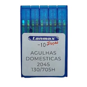 Agulha Para Máquina Doméstica 2045 Nº 11 Lanmax - Pct 10 Unidades