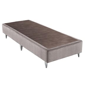 Base Box Para Cama Solteiro Ortobom Sommier 88x30cm Camurça