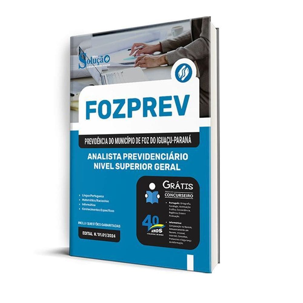 Apostila Fozprev 2025 Analista Previdenciário Nível Superior
