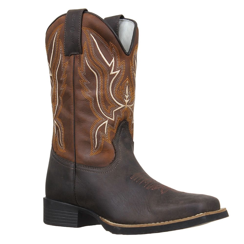Bota Masculina Bico Quadrado Cow Way 35501