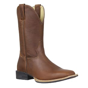 Bota Masculina Marrom Bico Quadrado Jácomo 37513