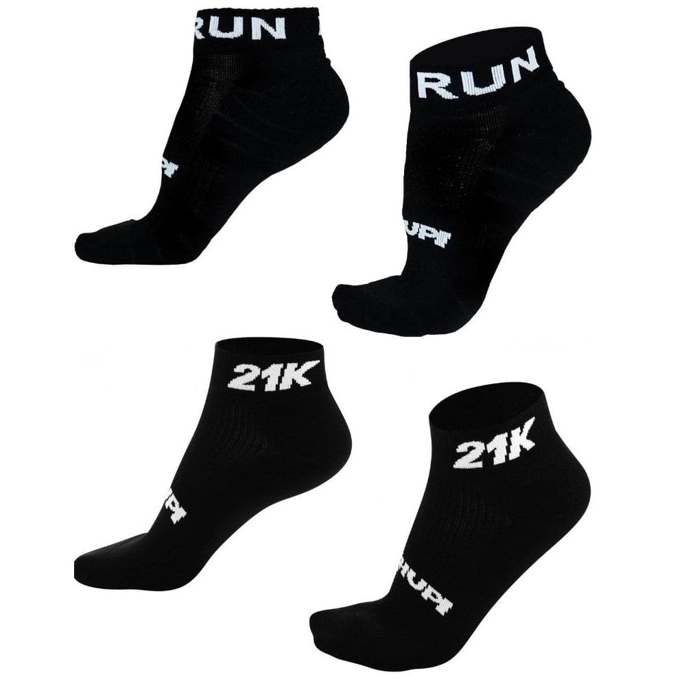 Kit 02 Pares Meia Corrida HUPI Pro Running 21K 36-42