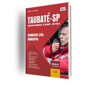 Apostila Prefeitura Taubaté Sp 2025 Bombeiro Civil Municipal