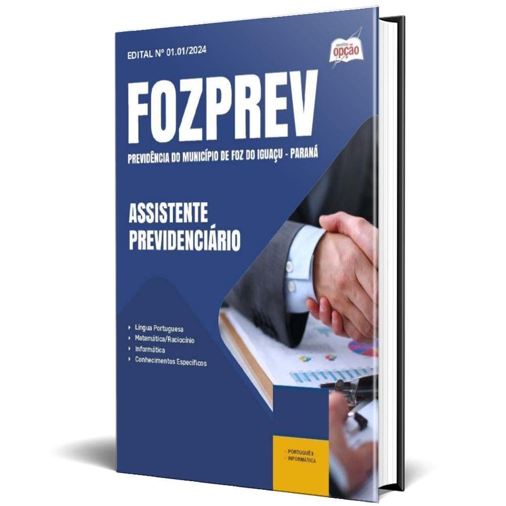 Apostila Fozprev 2025 - Assistente Previdenciário
