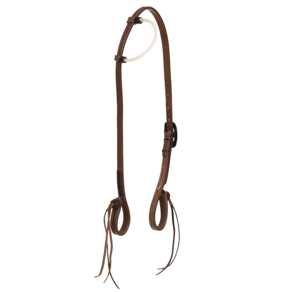 Cabeçada 1 Orelha em Couro para Cavalo Top Equine 37165