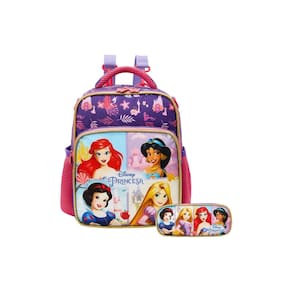 Kit Princesas Lancheira Térmica+ Estojo Triplo