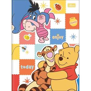 Caderno Brochurão 80Fls Ursinho Pooh Enjoy Today Tilibra