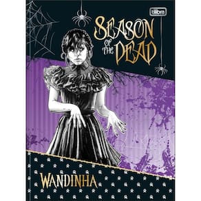Caderno Brochurão 80Fls Wandinha Season Dead Tilibra