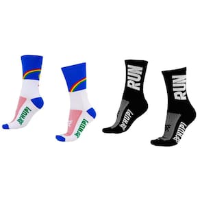 Kit 02 Pares Meia Corrida HUPI Run Pernambuco
