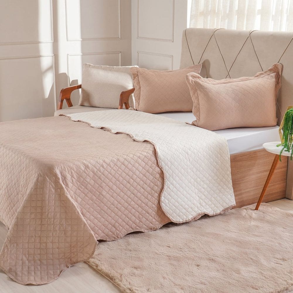 Kit Cobre Leito Queen Ultra Lisse Lisa New 230x250cm
