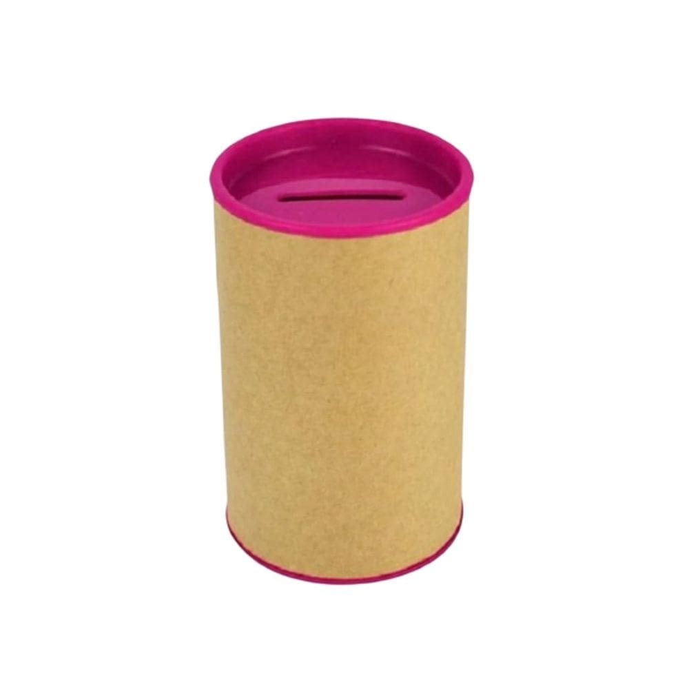 Lembrancinha Cofre Pink 10x6cm 6un