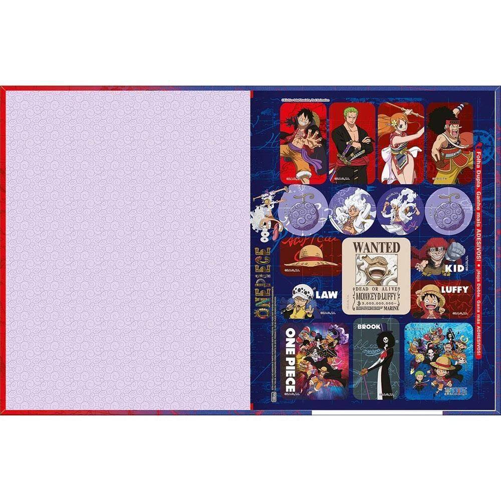 Caderno Brochurão 80Fls One Piece Luffy | Casas Bahia