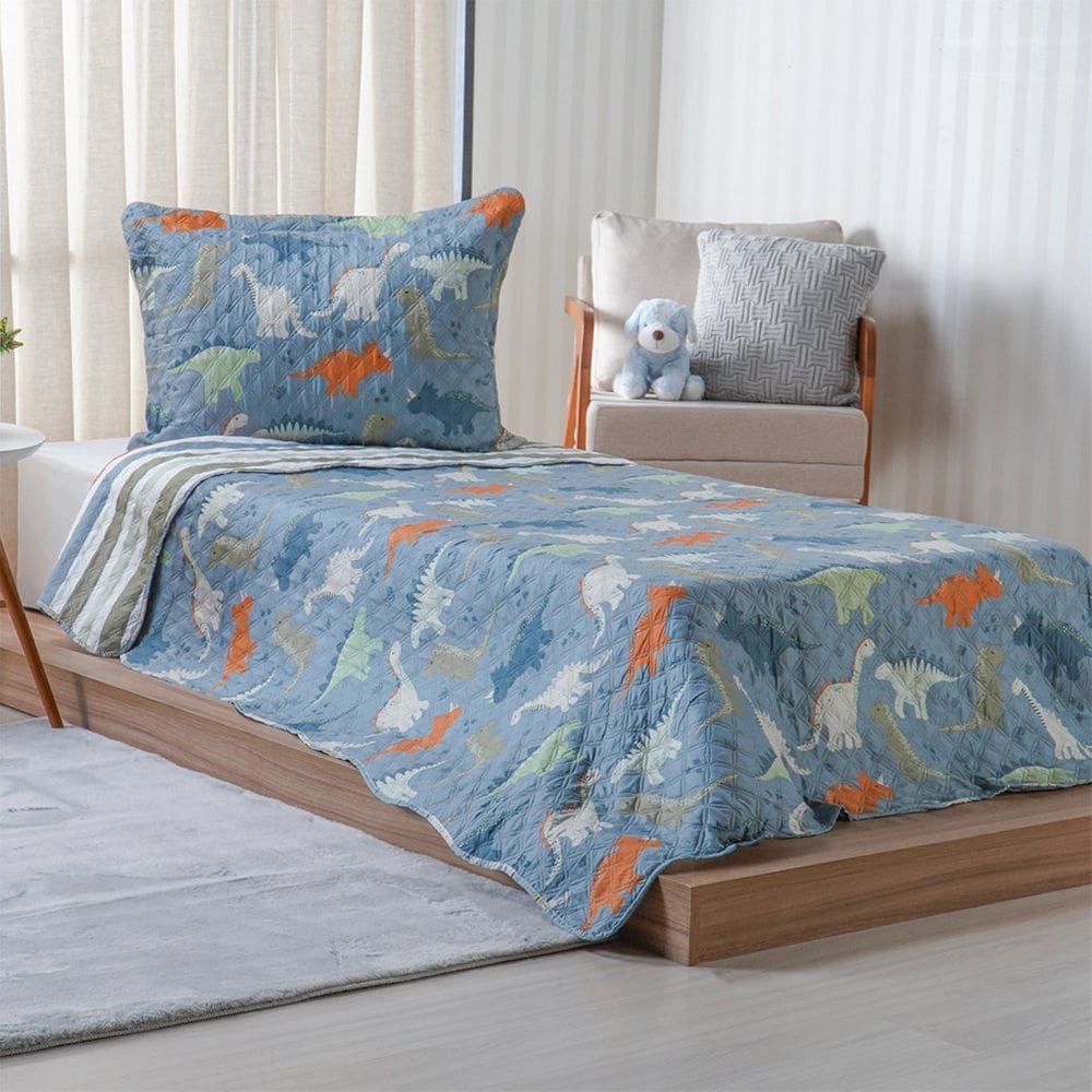 Kit Cobre Leito Solteiro Ultra Lisse Kids Rolinho 160x220cm