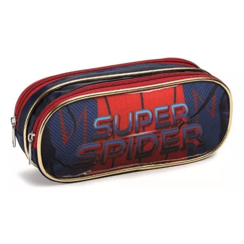 Estojo C/2 Zíper Super Spider Es40488