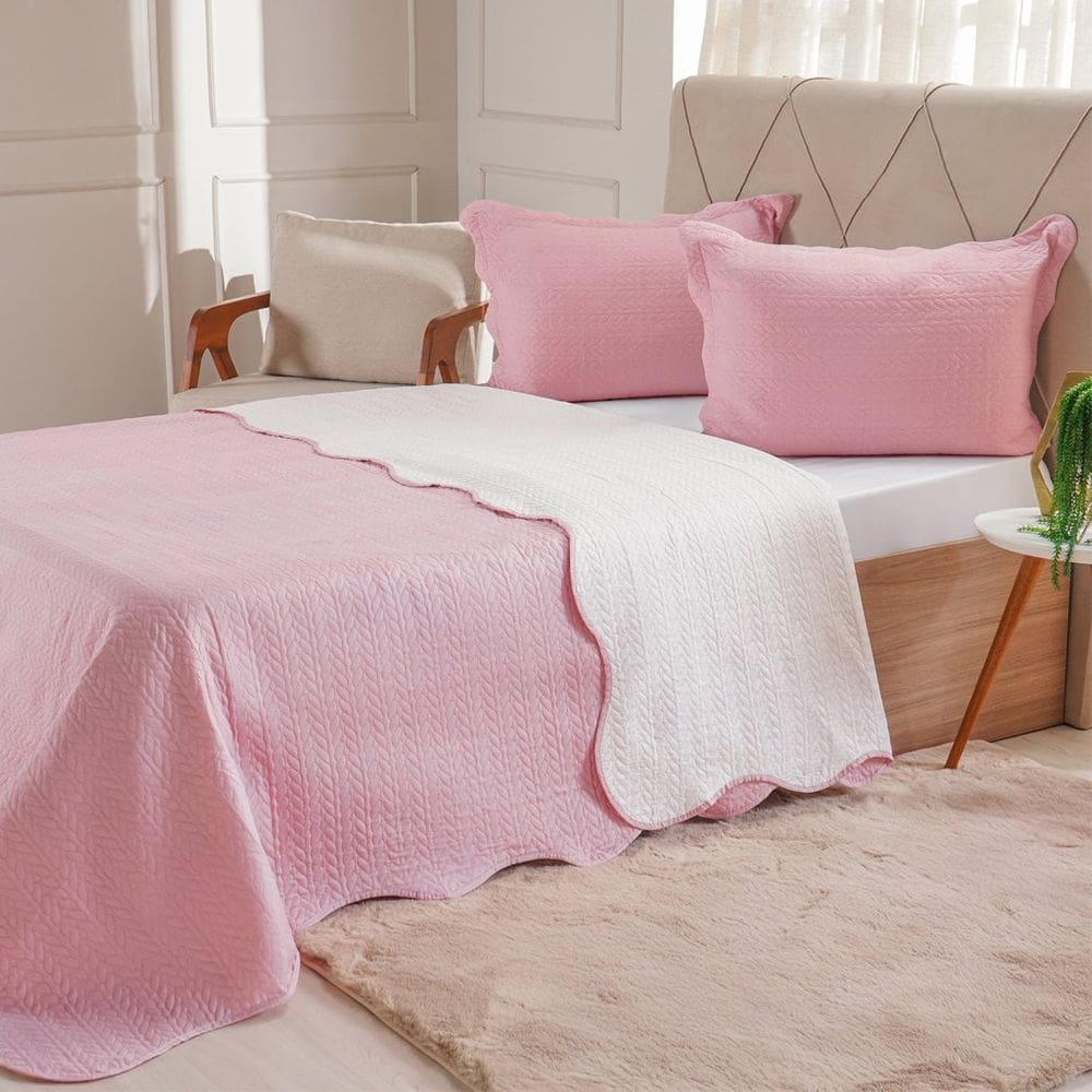 Kit Cobre Leito Queen Ultra Lisse Lisa New 230x250cm