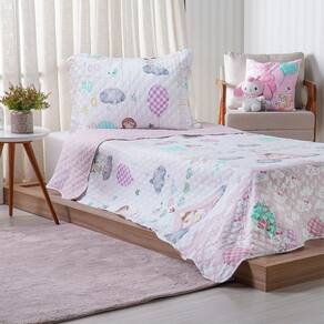 Kit Cobre Leito Solteiro Ultra Lisse Kids Rolinho 160x220cm