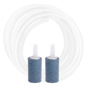 Kit Para Compressor Ar 2 Saídas Pedra Porosa 5M Mangueira