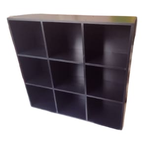 Estante Expositor Colméia com 9 Nichos, Ideal para Livros, Organizador Preto - cód. 309