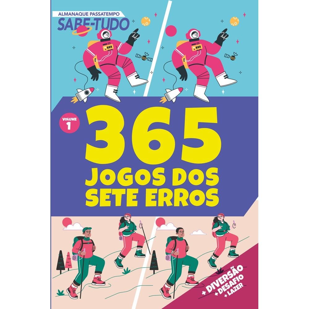 Almanque Passatempo Sabe-Tudo 365 - Jogo dos 7 Erros