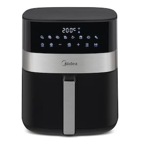 Fritadeira Air Fryer 6L Smart Chef Plus cor Preta Midea