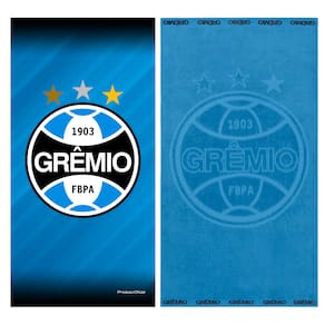 Kit 2 Toalhas Grêmio Banho Praia e Piscina Oficial Clubes do Brasil Licenciado Buettner