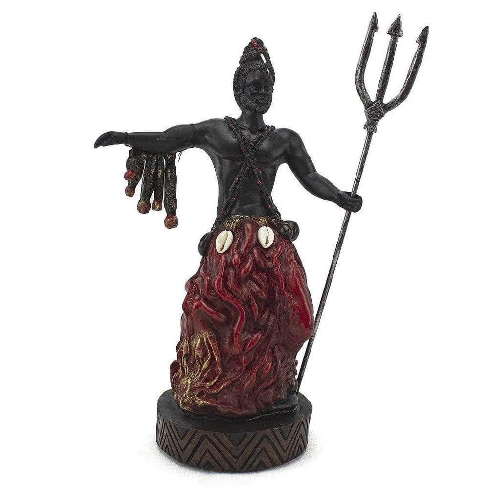 Imagem Exu Luxo Resina 30 Cm