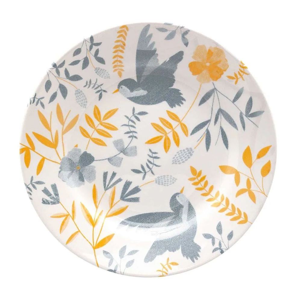 Prato Raso de Ceramica Donna Bem-Te-Vi 26cm 1un - Biona 5409