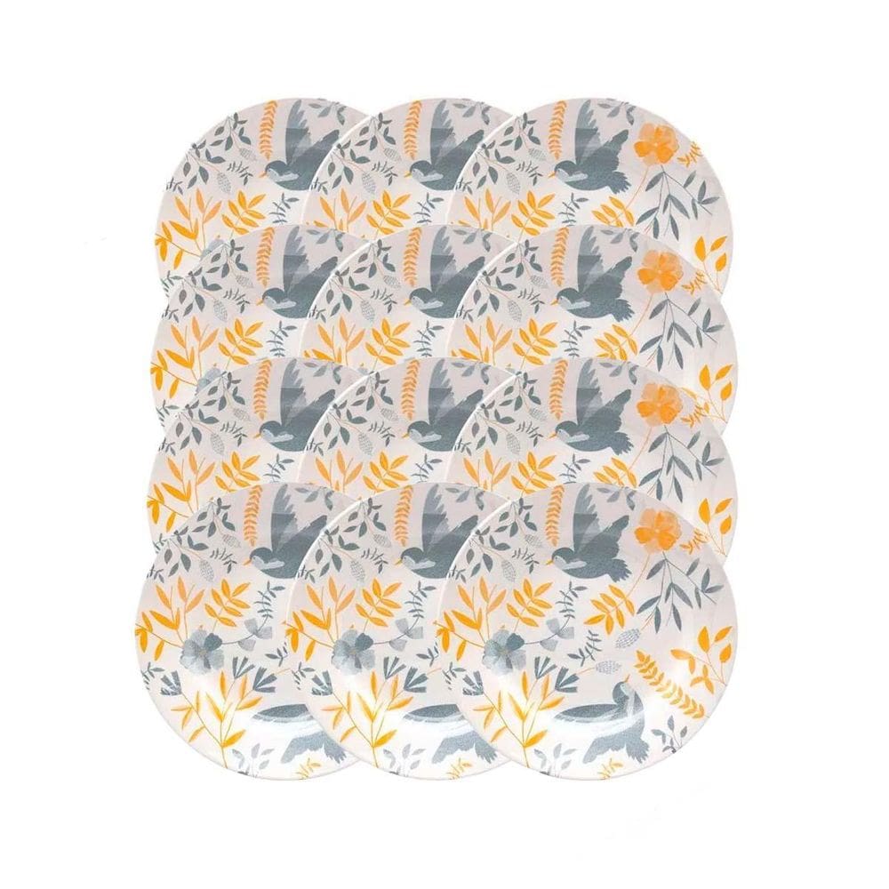 Prato Raso De Ceramica Donna Bem-Te-Vi 26Cm 12Un - Biona