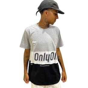 Camiseta Masculina Especial Onbongo Cinza ON264